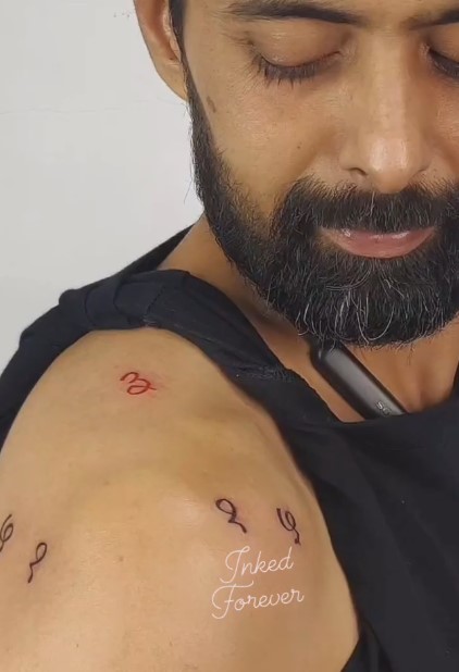 Rahul Bagga featuring OM tattoo on his shoulder