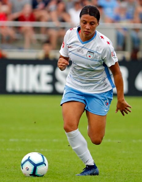 Sam Kerr during her playing days for Chicago Red Stars