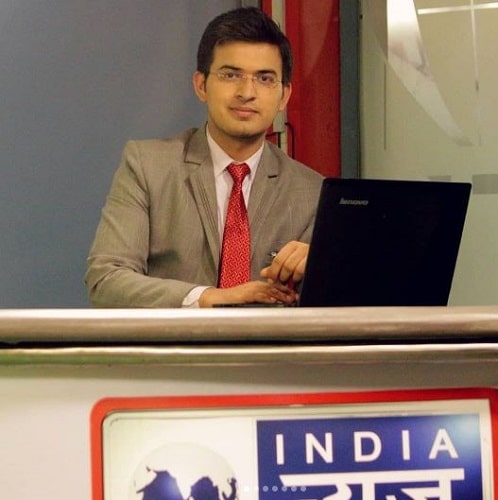 Shubhankar Mishra at India News studio