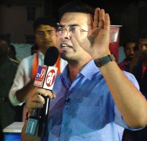 Shubhankar Mishra reporting for TV9