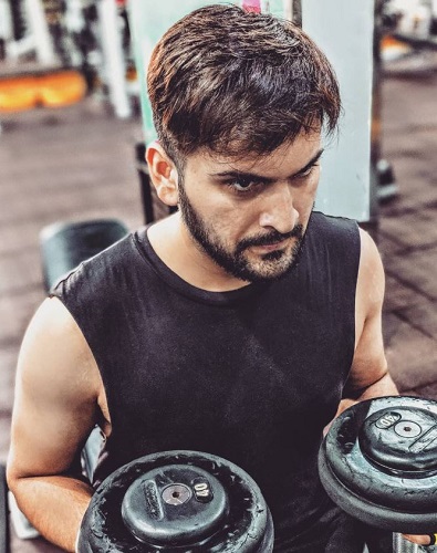 Siddharth Chandekar at a gym