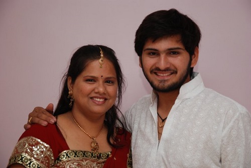 Siddharth Chandekar with his sister