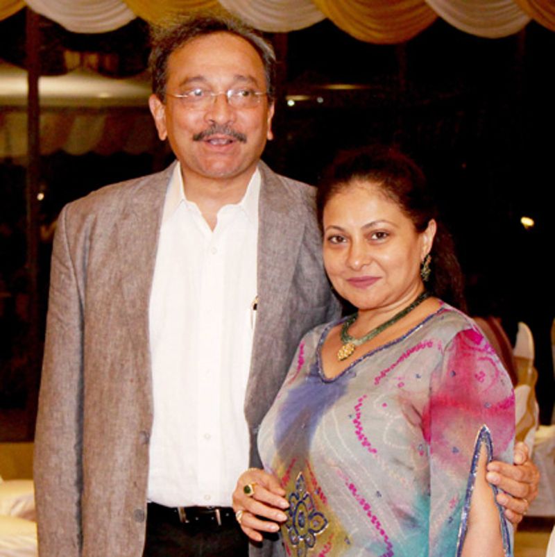 Smita Jayakar with her husband