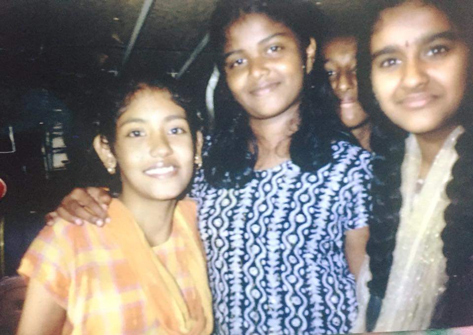 Sruthi Shanmuga Priya during her childhood