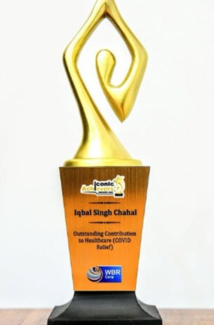 The Iconic Achiever's Award of Iqbal Singh Chahal