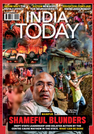 The cover of the India Today magazine