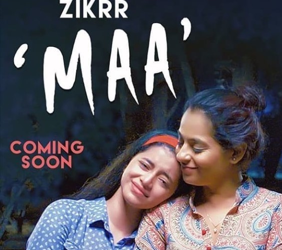 Alisha Parveen on the poster of the music video 'Maa' in 2018