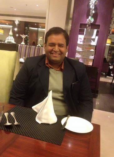 Udit Prakash Rai before shedding weight
