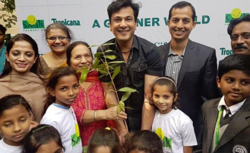 Vikas Khanna at a fundraiser event of the Smile Foundation