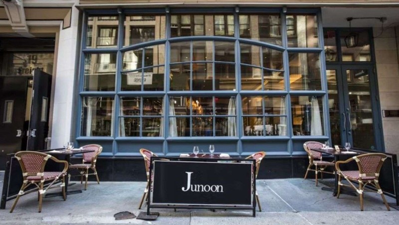 Vikas Khanna's restaurant 'Junoon,' in Manhattan, New York