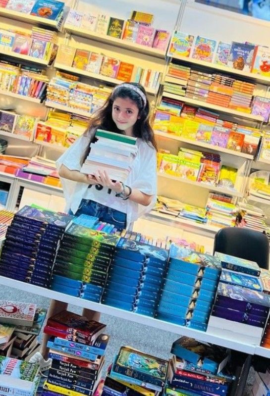 Ward Musharafieh during book shopping