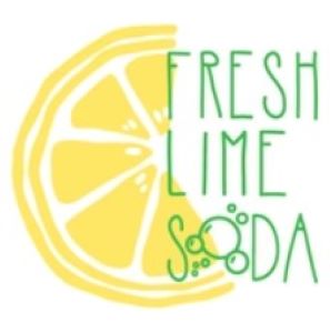 A logo of the Fresh Lime Soda