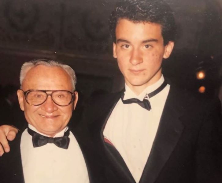 Frank Caprio with his father