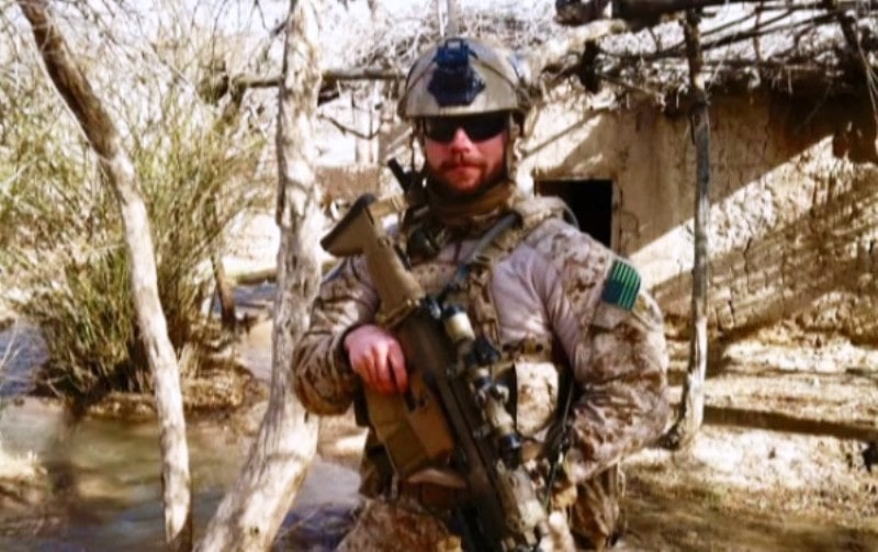 A photo of Dan taken while he was serving in Iraq