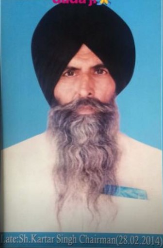 A picture of Bhaana Sidhu's grandfather, Kartar Singh