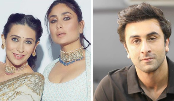 A picture of Karishma Kapoor, Kareena Kapoor, and Ranbir Kapoor