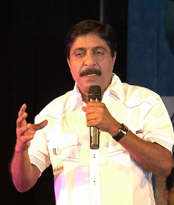 A picture of Sreenivasan, father of Vineeth Sreenivasan
