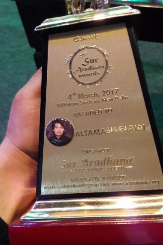 Altamash Faridi's Sur Sadhana award
