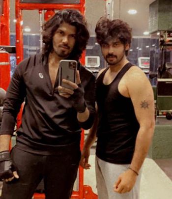 Amardeep Chowdary at the gym