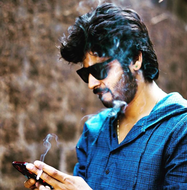 Amardeep Chowdary smoking