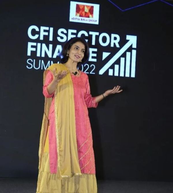 Ami Ganatra at Aditya Birla Group's finance team's CFI summit