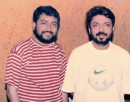 An old picture of Ismail Darbar and Sanjay Leela Bhansali