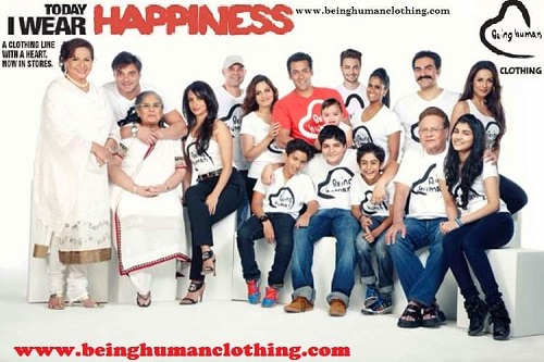 Alizeh Agnihotri featured on Being Human's campaign ad along with his family