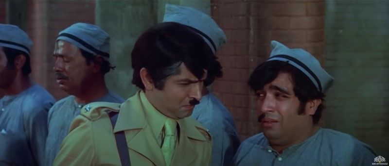 Birbal Khosla in a still from the 1975 Hindi film 'Sholay'