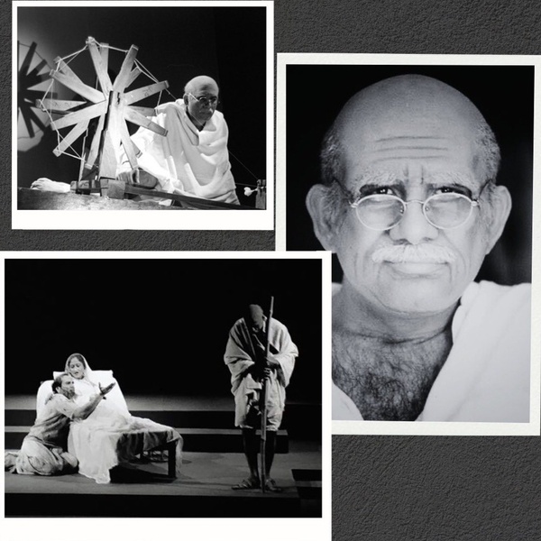 Boman Irani in a still from the play 'Mahatma vs. Gandhi' in 1998