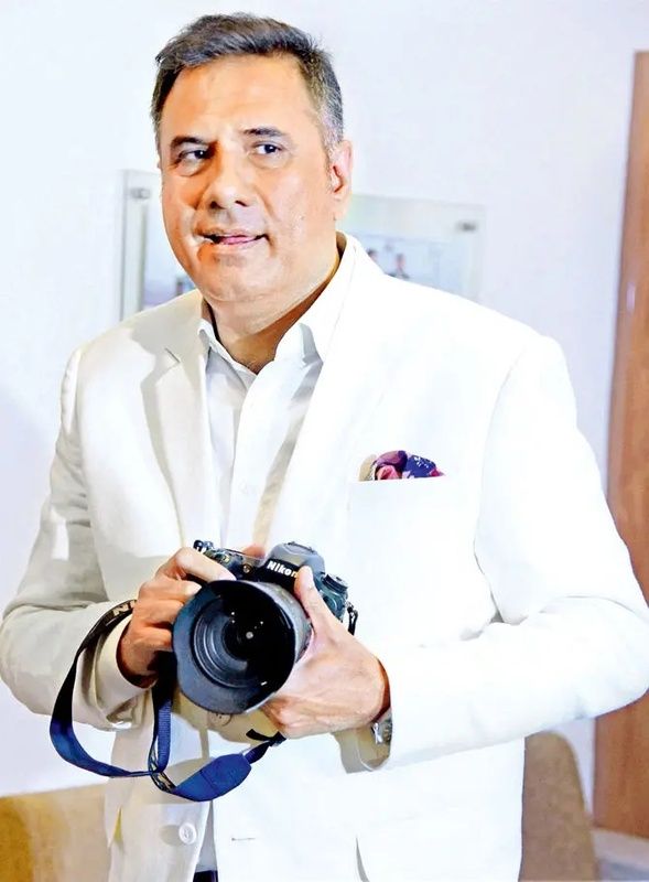 Boman Irani with his professional camera