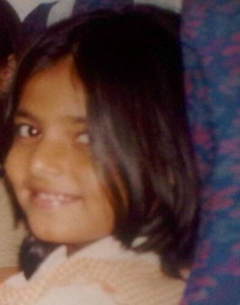 Chhaya Tandon in her childhood