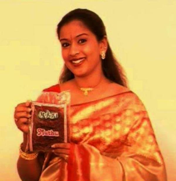 Fatima Vijay Antony in an advertisement for Muthu vermicelli