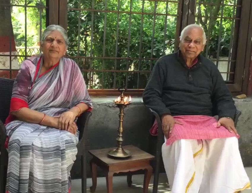 Gaurav Sawant's father Brigadier Chitranjan Naresh Sawant, and mother Sudha Sawant