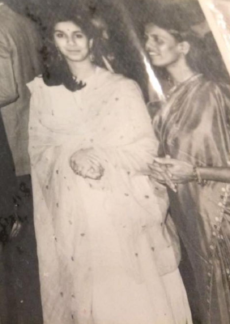 Geetanjali Kirloskar (left) when she was a youngster