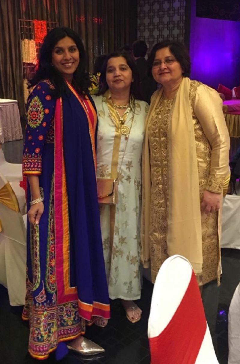 Geetanjali Kirloskar with her sisters