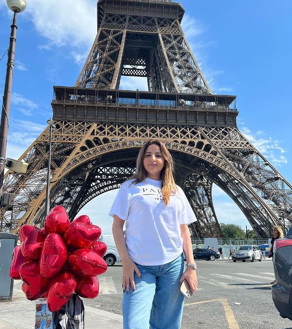 Hareem Shah on her trip to Paris