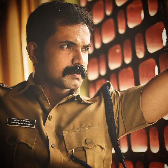 Harikrishnan in a still from the 2020 film Anjaam Pathiraa