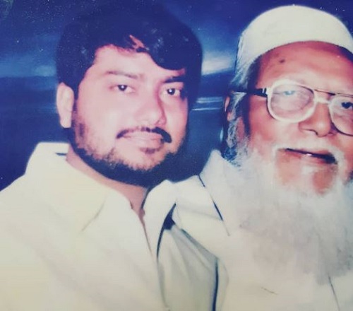 Ismail Darbar with his father