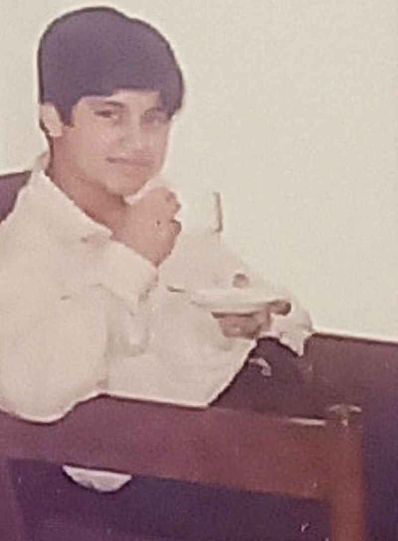 Karanvir in his childhood