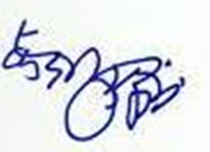 Kedar Nath Gurung's signature