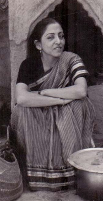 Madhu Kishwar during her youth