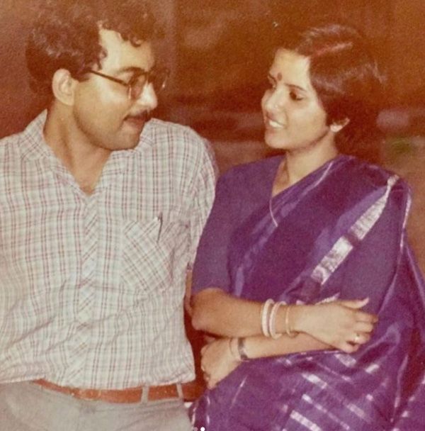 Mallika Dua's parents, Vinod Dua, and Padmavati Dua