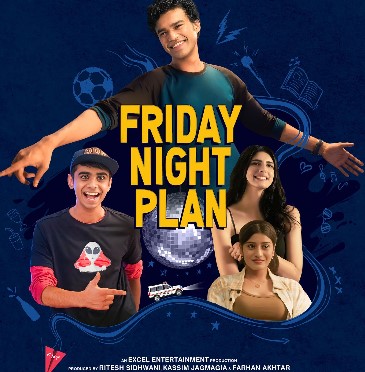 Medha Rana on the poster of the 2023 Netflix film 'Friday Night Plan'