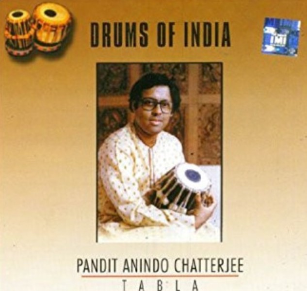 Pandit Anindo Chatterjee's 1998 cassette album 'Drums of India'