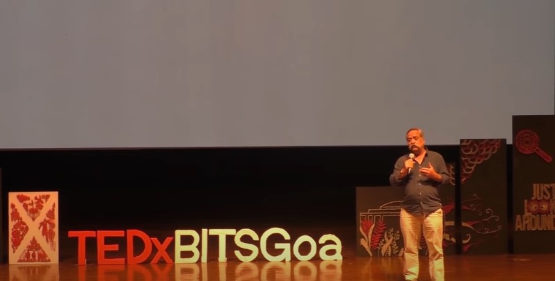 Piyush Pandey during his TEDx speech in 2016