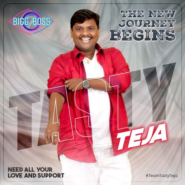 Poster announcing Tasty Teja's entry in Bigg Boss Telugu Season 7