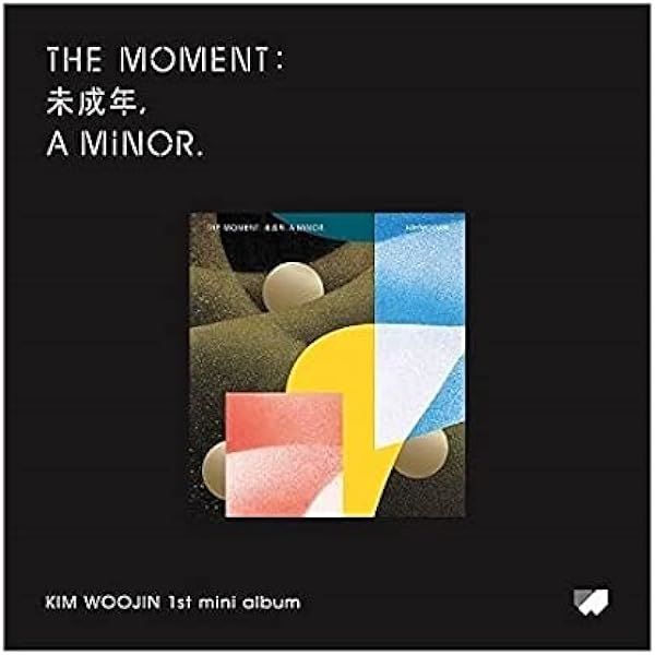 Poster of 2021 album 'The Moment - A Minor' by Kim Woo-jin