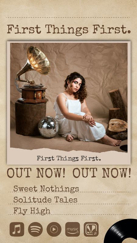 Poster of Damini Bhatla's album, First Things First