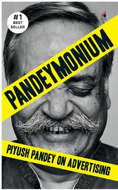 Poster of the 2015 book 'Pandeymonium - Piyush Pandey On Advertising'