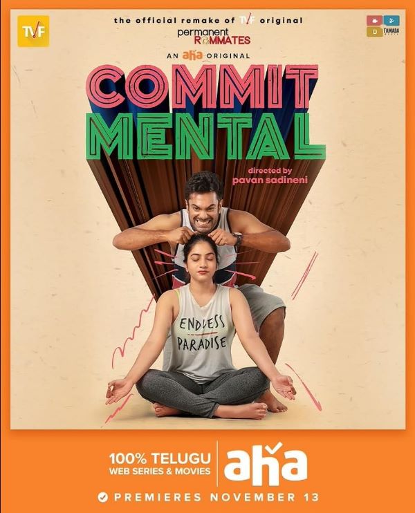 Poster of the 2020 Telugu web series 'Commit Mental'